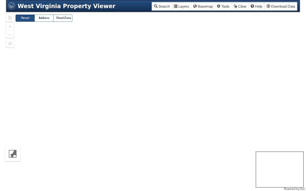 Grant County current owner field and physical address in the parcel viewer